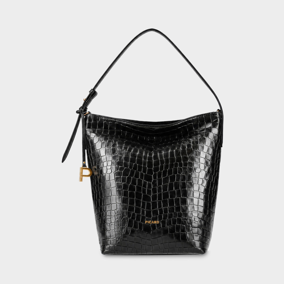 Beuteltasche Croco 5695