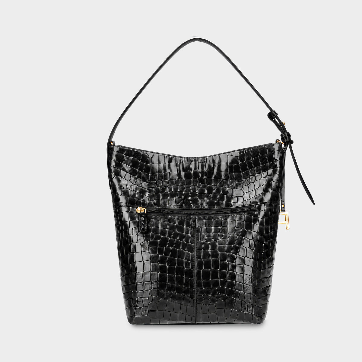 Beuteltasche Croco 5695