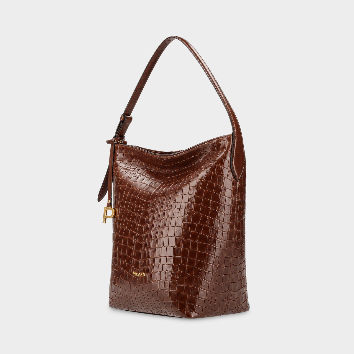 Beuteltasche Croco 5695
