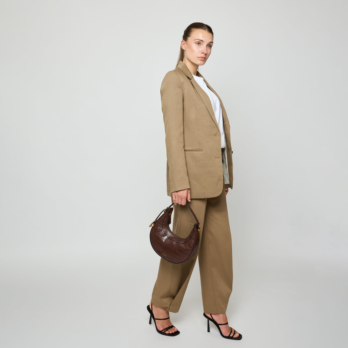Schultertasche Croissant R262