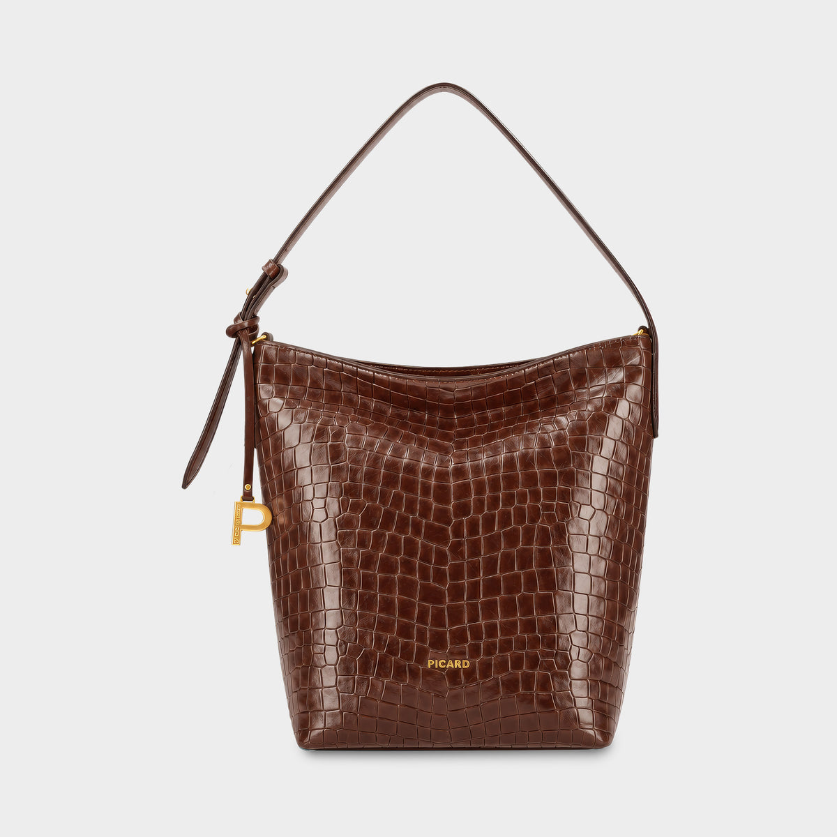 Beuteltasche Croco 5695