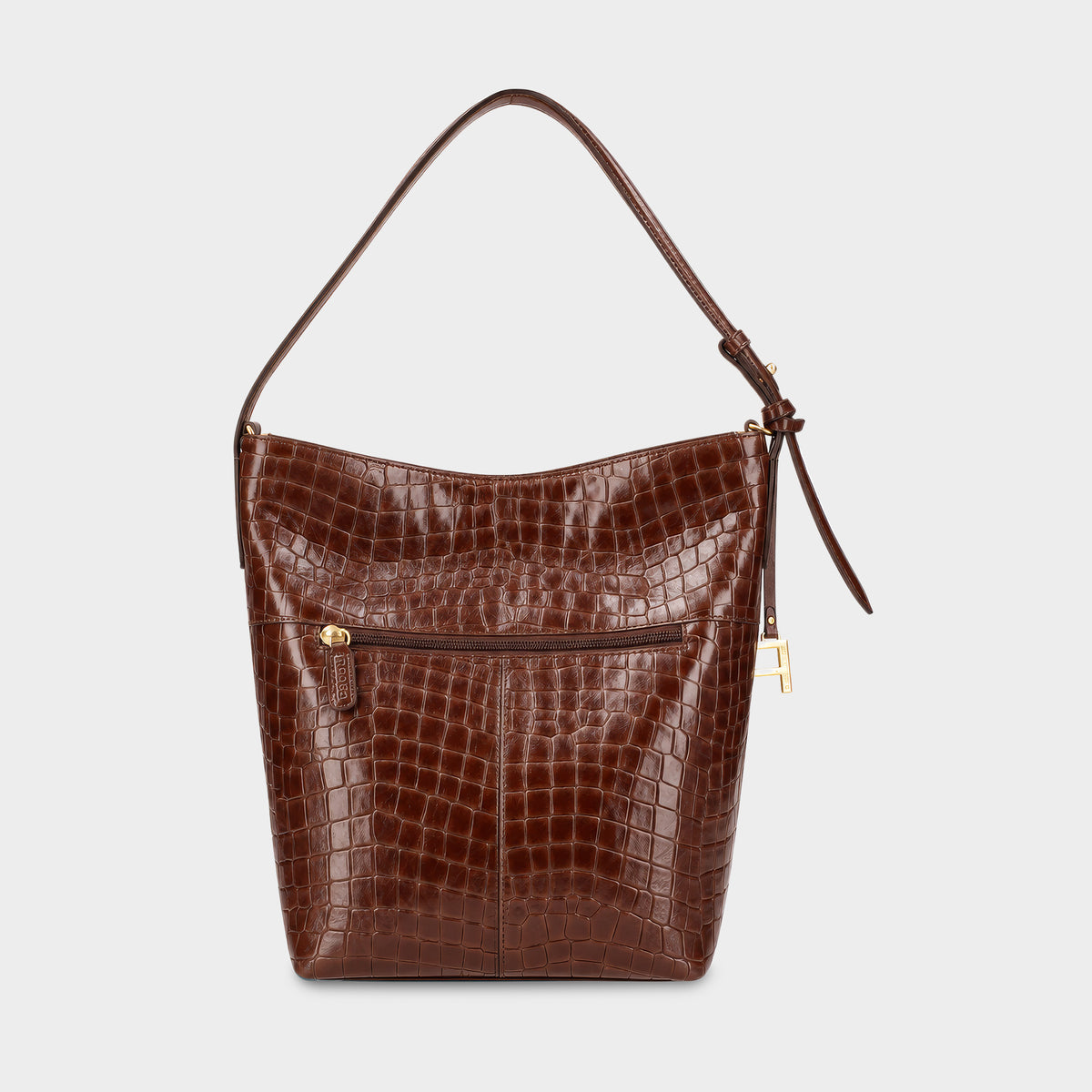 Beuteltasche Croco 5695